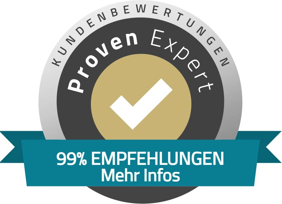 ProvenExpert · 99% Empfehlungen
